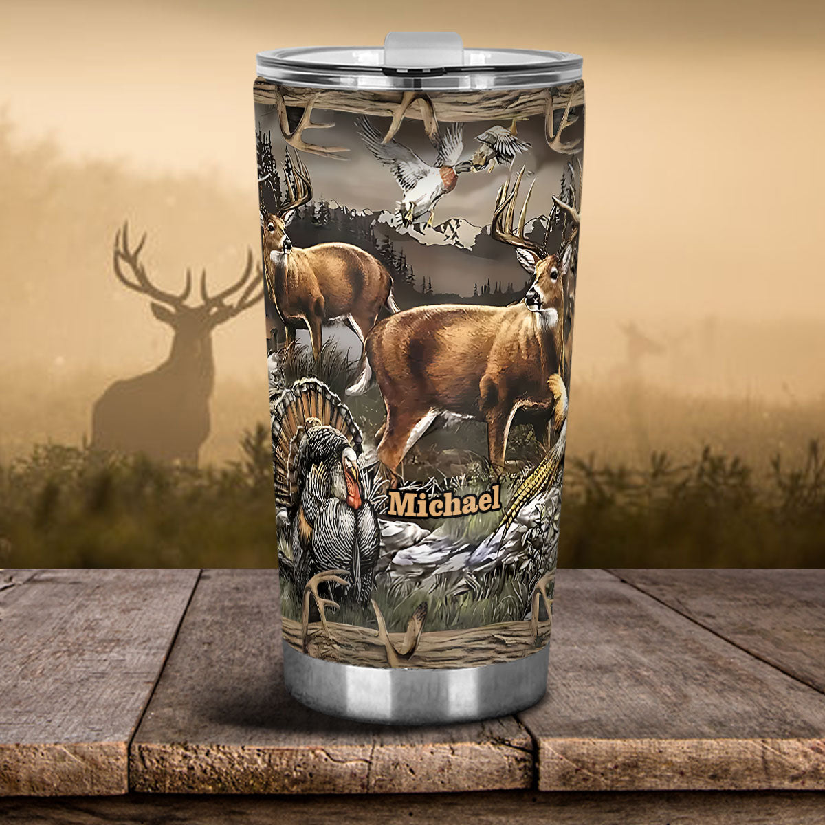 Love Hunting - Personalized Hunting Tumbler