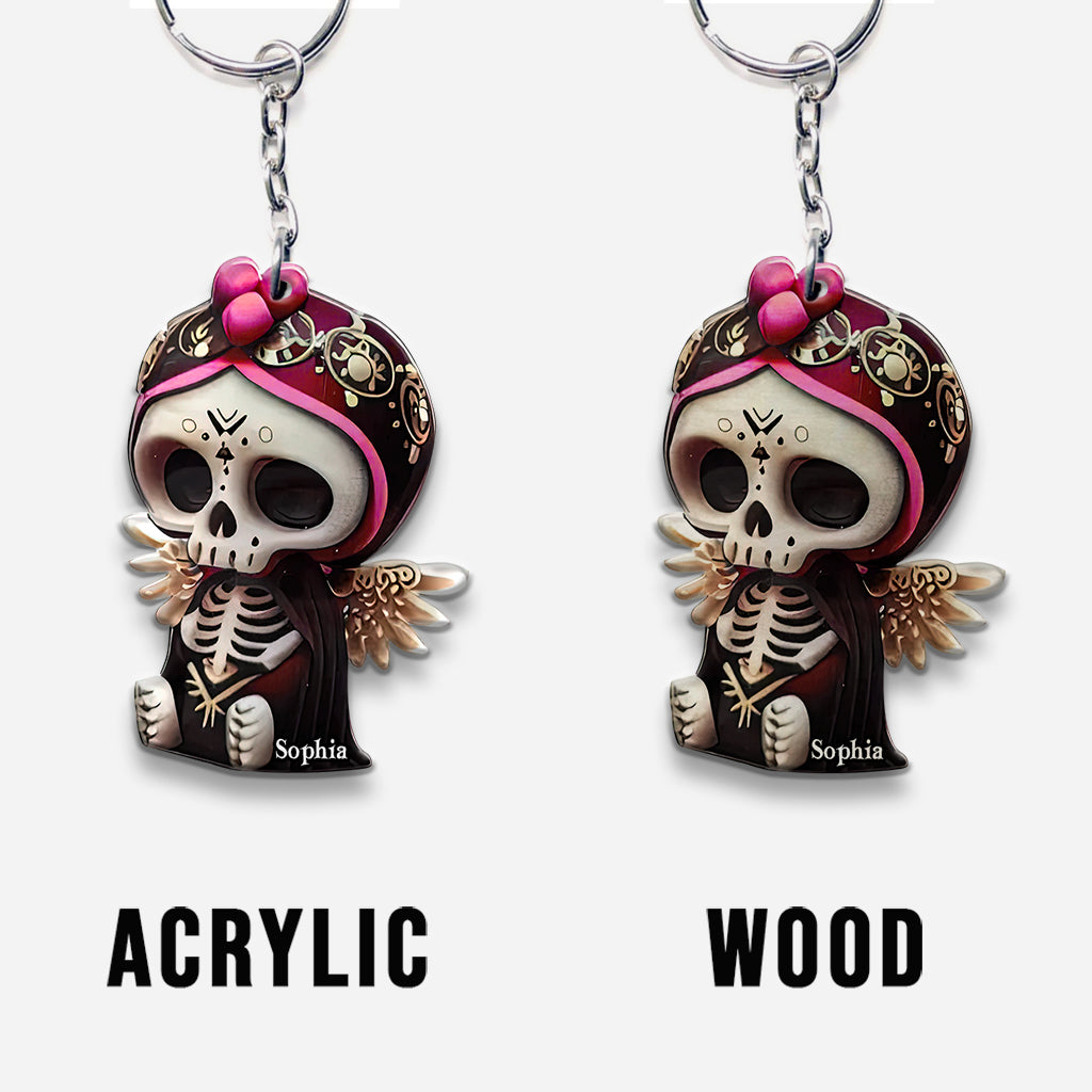 Cute Skull - Personalized Skull Keychain
