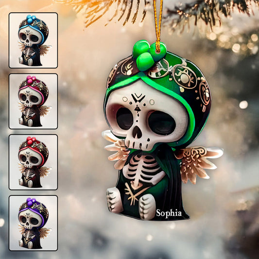 Cute Skull - Personalized Skull Ornament