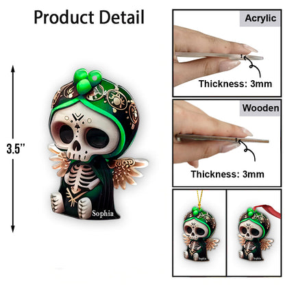 Cute Skull - Personalized Skull Ornament