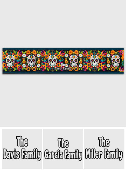 Love Skulls - Personalized Skull Table Runner