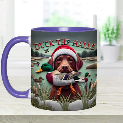 Duck The Halls - Hunting Accent Mug
