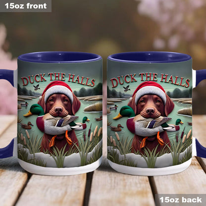 Duck The Halls - Hunting Accent Mug
