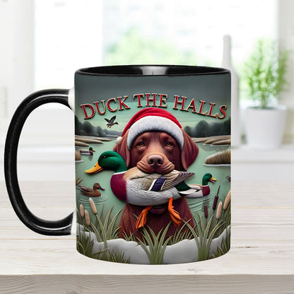 Duck The Halls - Hunting Accent Mug