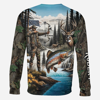 Love Hunting - Personalized Hunting All Over Shirt