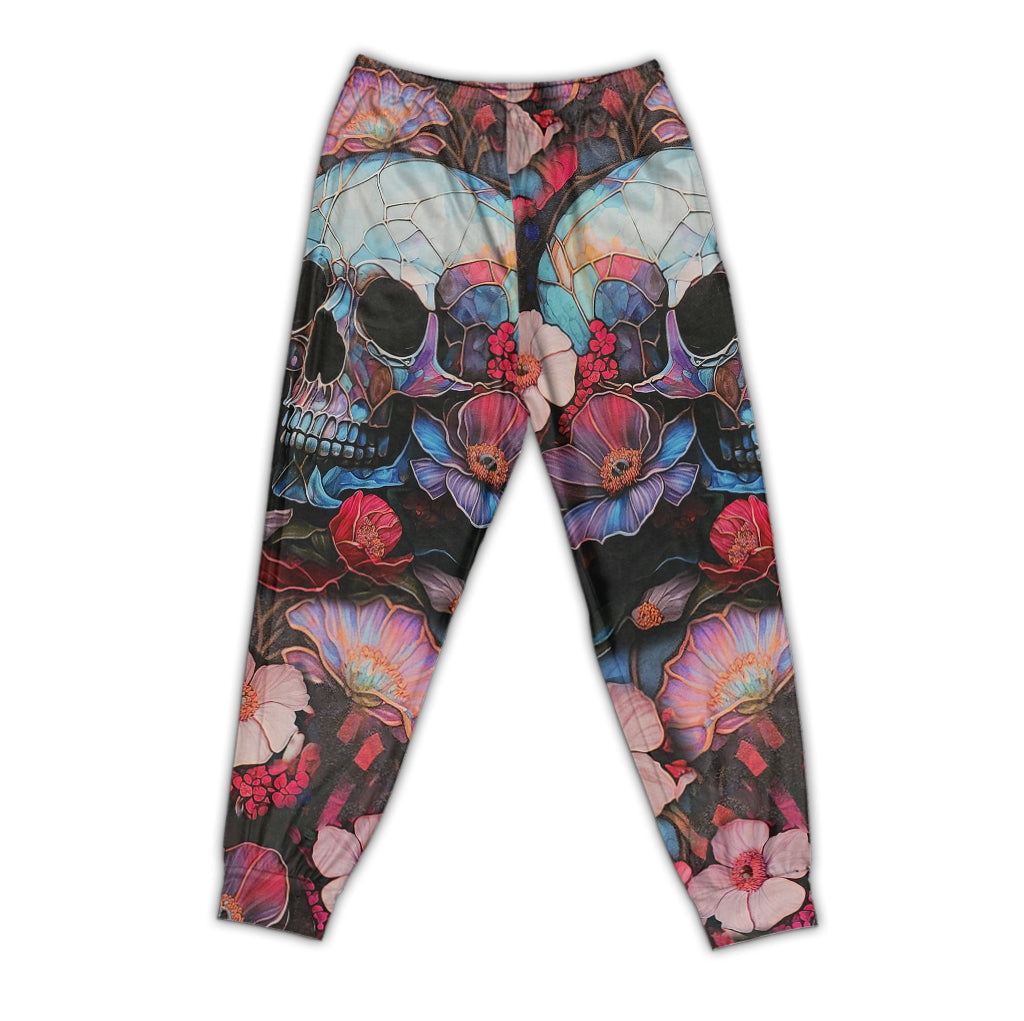 Floral Skull - Personalized Skull Pajamas Set
