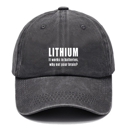 Lithium - It's Works In Batteries Why Not Your Brain Cap