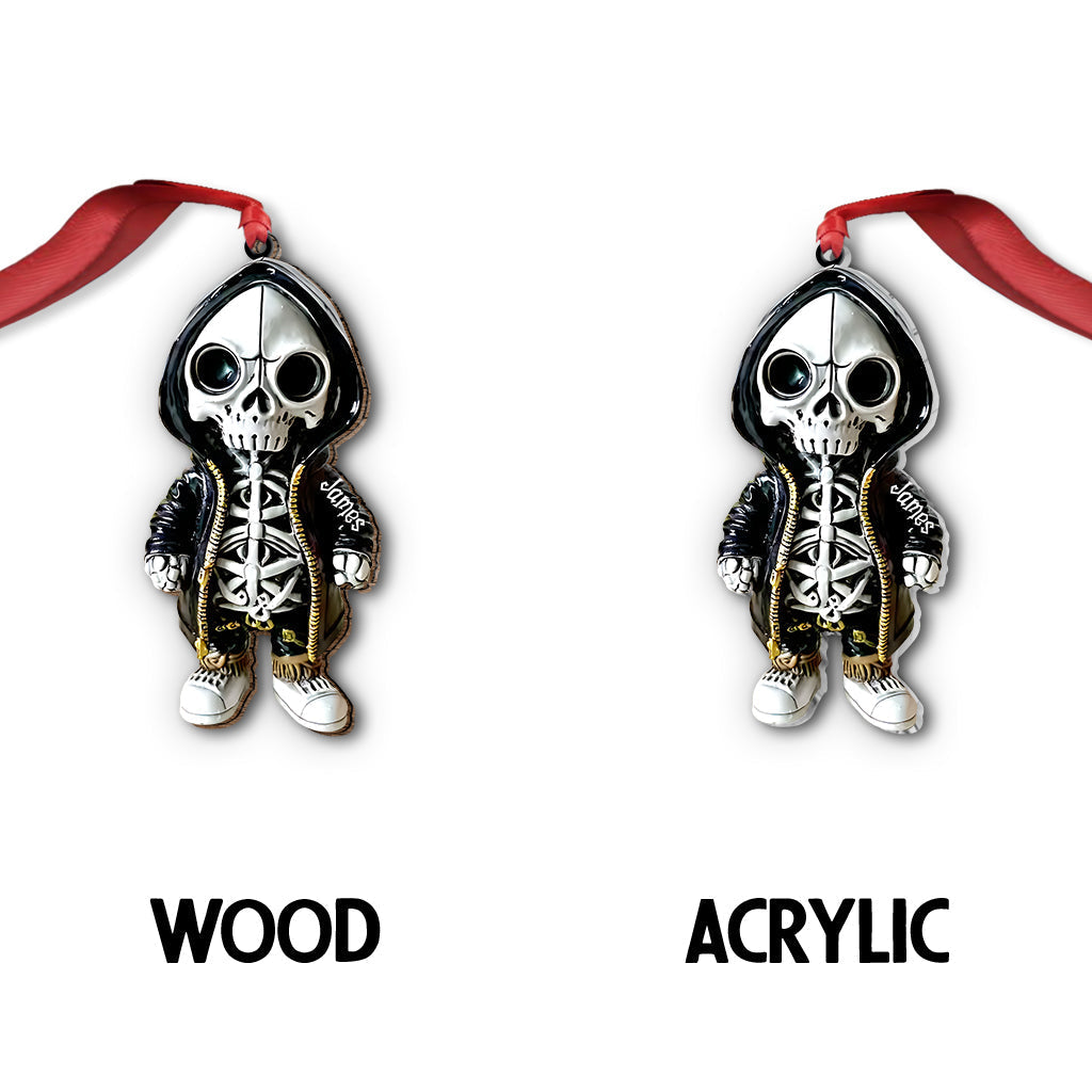 Gothic Skulls - Personalized Skull Ornament
