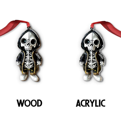 Gothic Skulls - Personalized Skull Ornament