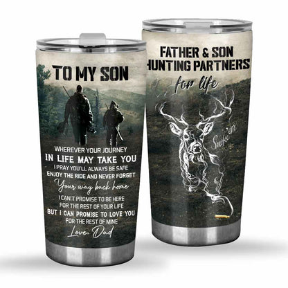 To My Son - Hunting Tumbler 112021