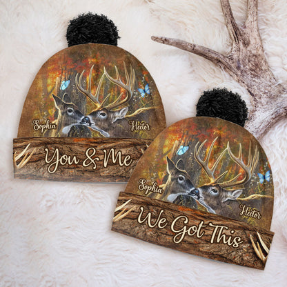 Hunting Couple It's You & Me - Personalized Hunting Beanie Hat
