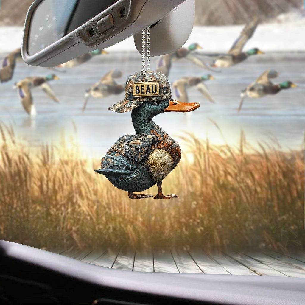 Duck Hunting - Personalized Hunting Car Ornament
