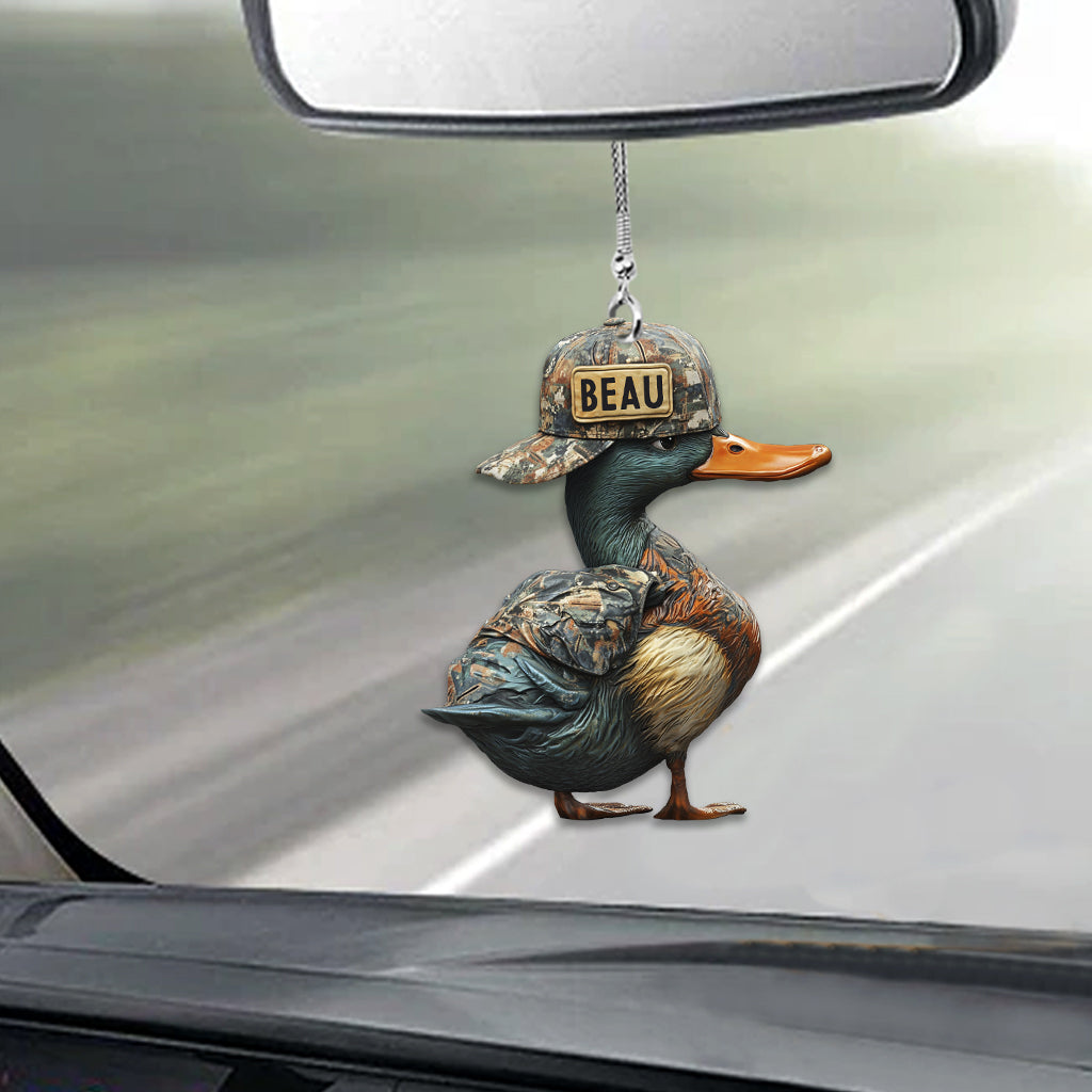 Duck Hunting - Personalized Hunting Car Ornament