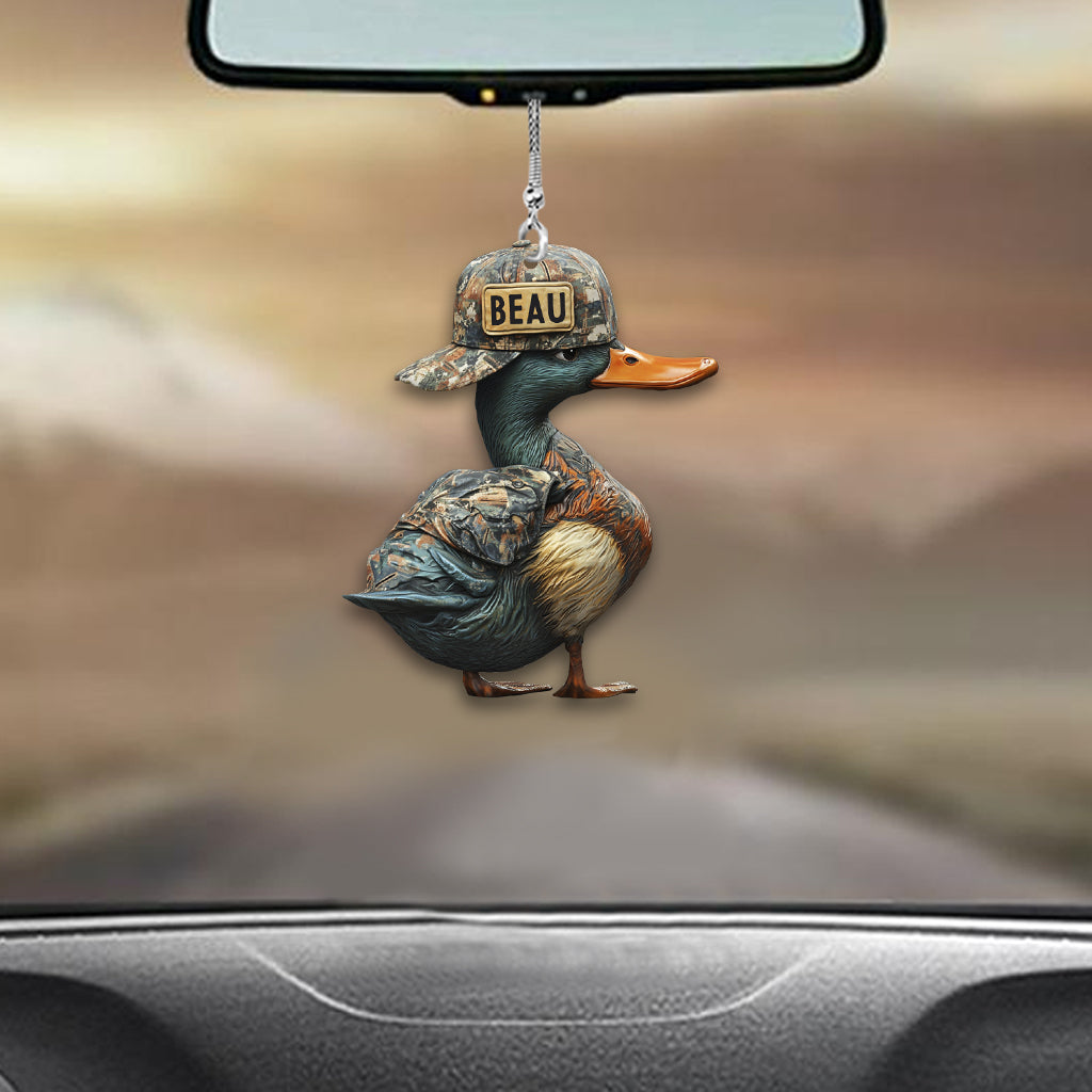 Duck Hunting - Personalized Hunting Car Ornament