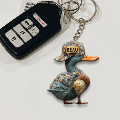Duck Hunting - Personalized Hunting Keychain