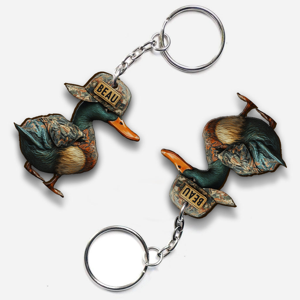 Duck Hunting - Personalized Hunting Keychain