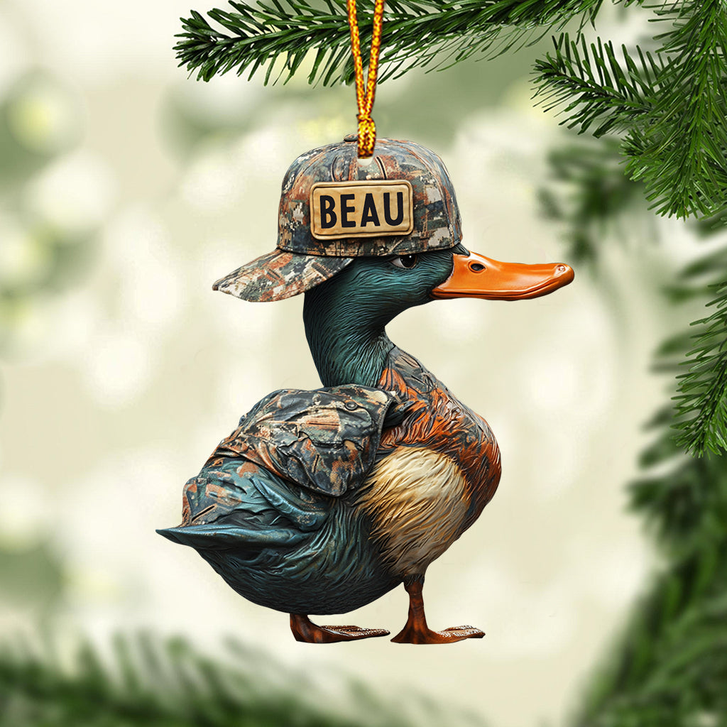 Duck Hunting - Personalized Hunting Ornament