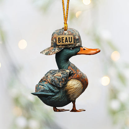 Duck Hunting - Personalized Hunting Ornament