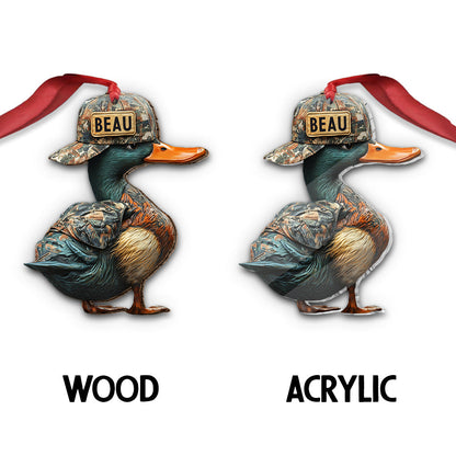 Duck Hunting - Personalized Hunting Ornament