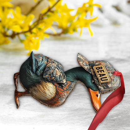 Duck Hunting - Personalized Hunting Ornament