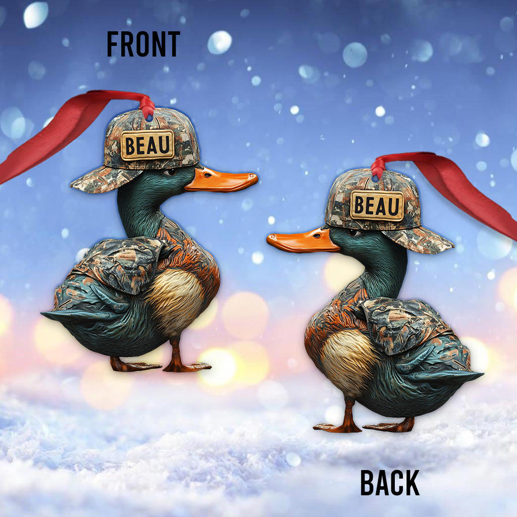 Duck Hunting - Personalized Hunting Ornament
