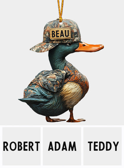 Duck Hunting - Personalized Hunting Ornament