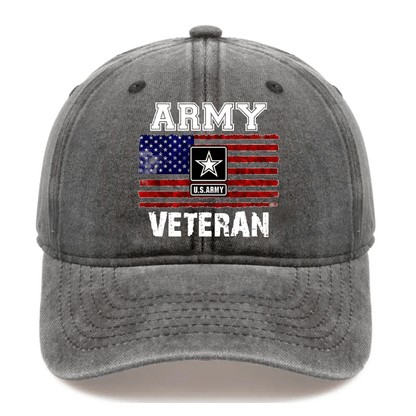 Maturelion Custom Cap Army U.S.Army Veteran Cap(Free Customization)