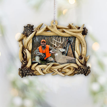 Love Hunting - Personalized Hunting Transparent Ornament