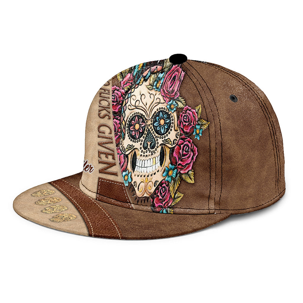 Zero F Given - Personalized Skull Snapback