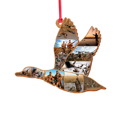 Duck Hunting Collage - Personalized Hunting Ornament