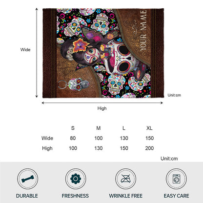 Love Skulls - Personalized Skull Blanket