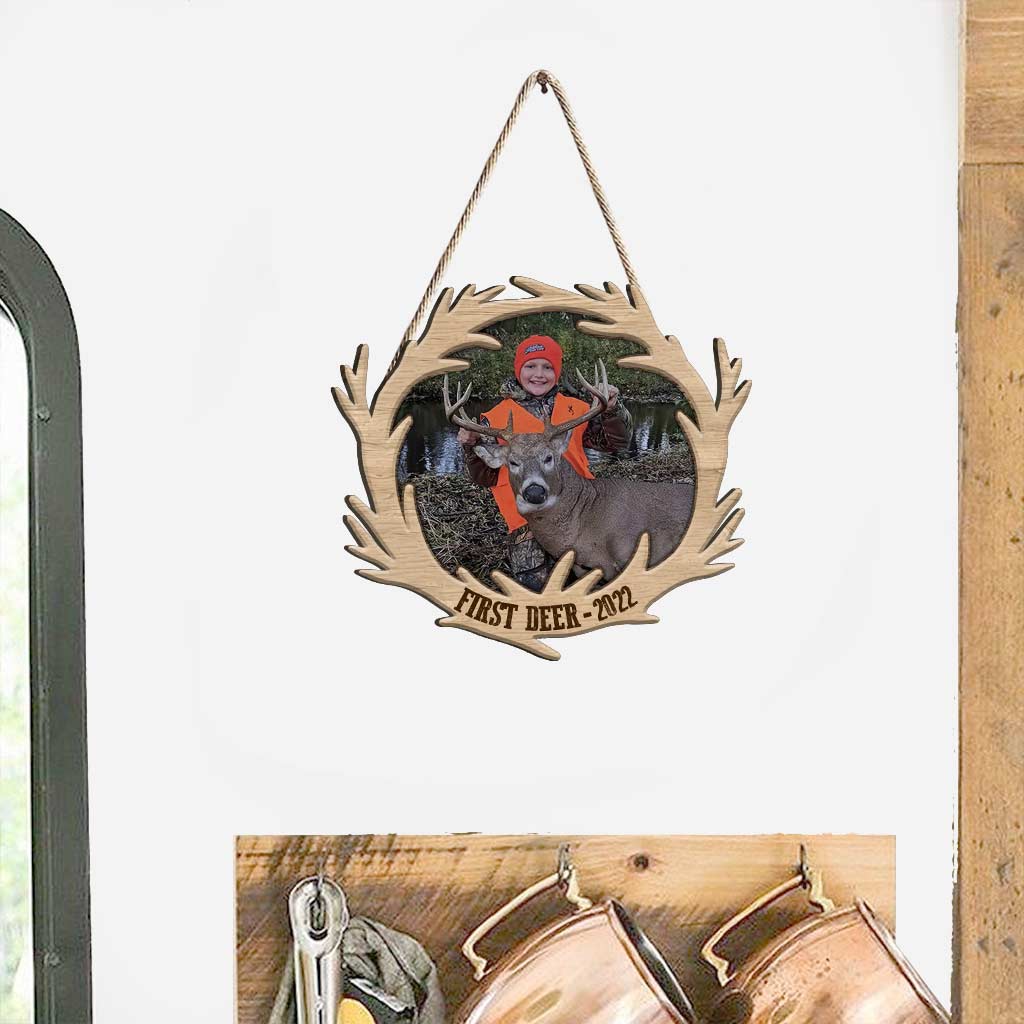 First Deer - Personalized Hunting Wood Sign