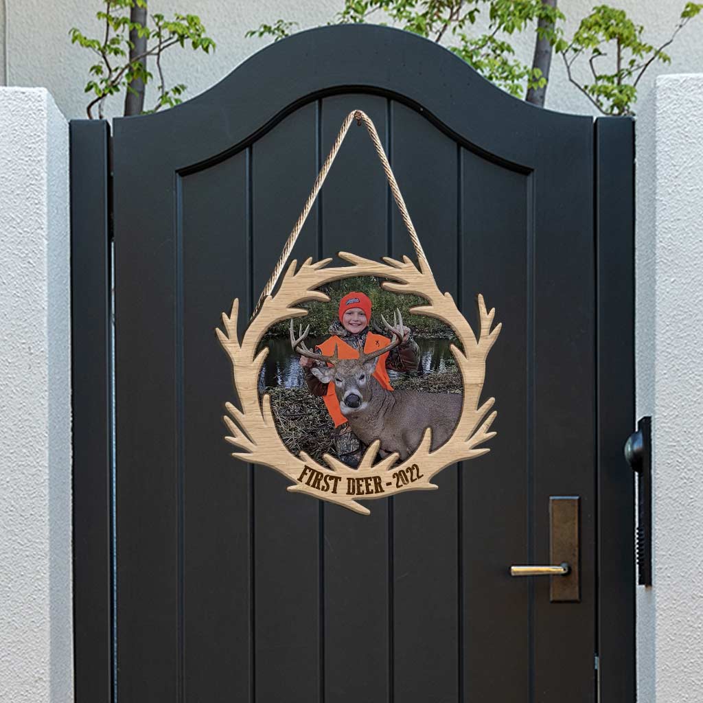 First Deer - Personalized Hunting Wood Sign