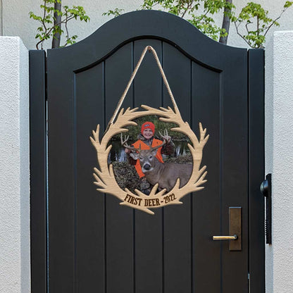 First Deer - Personalized Hunting Wood Sign