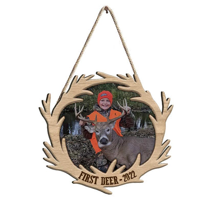 First Deer - Personalized Hunting Wood Sign