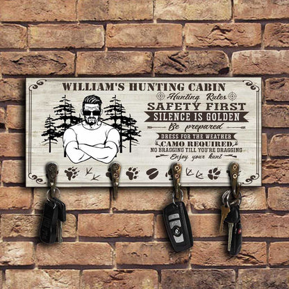 Hunting Rules - Personalized Hunting Key Rack