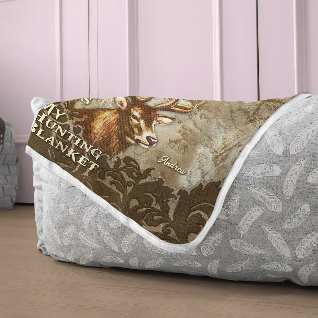 This Is My Hunting Blanket - Personalized Hunting Blanket