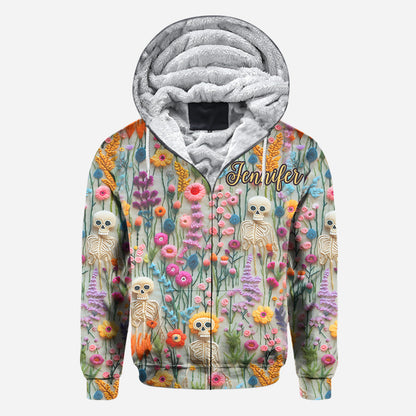 Floral Skeleton - Personalized Skull All Over Shirt