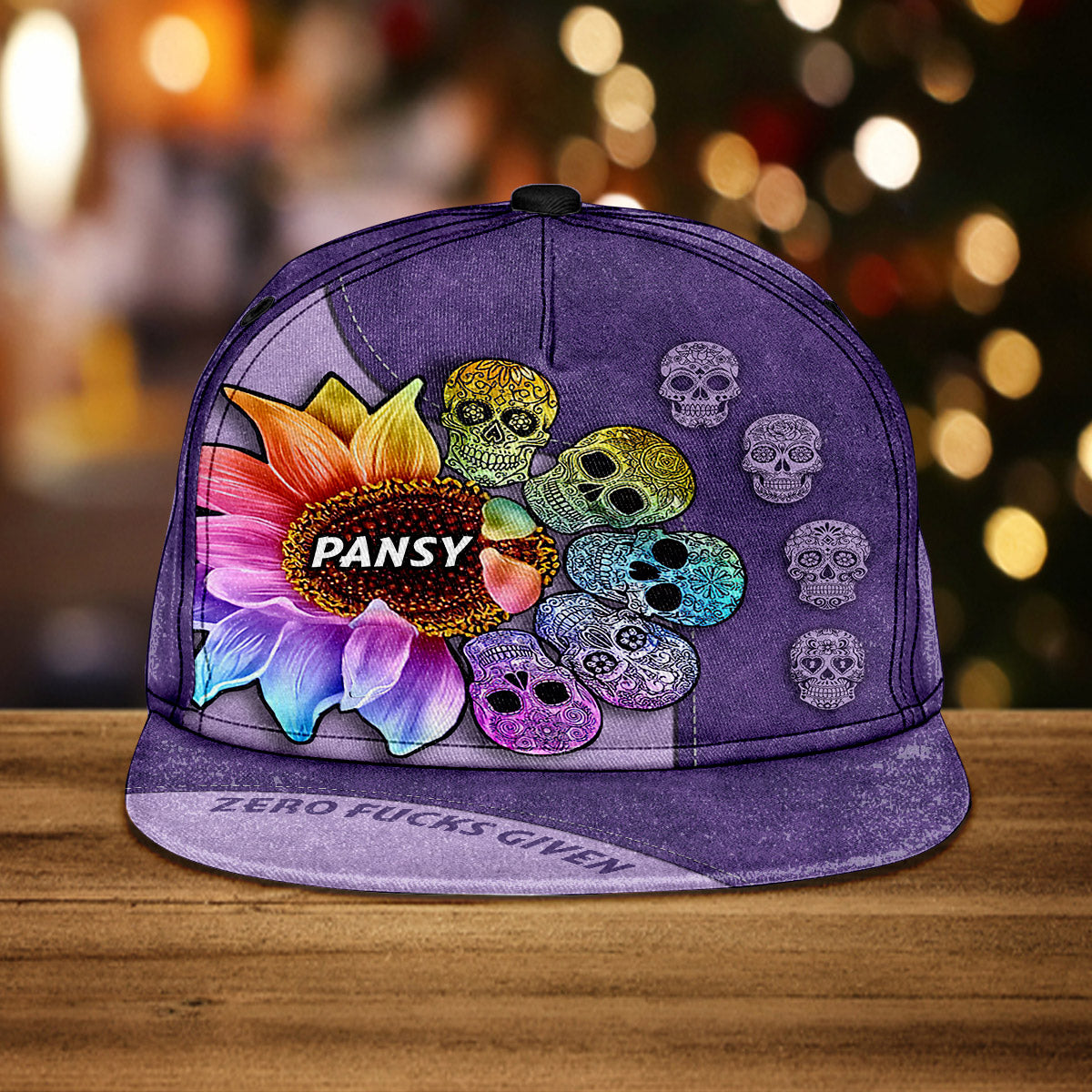 Zero F Given - Personalized Skull Snapback