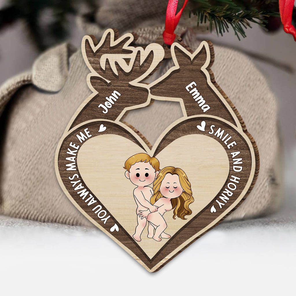 You Make Me Smile - Personalized Hunting Ornament