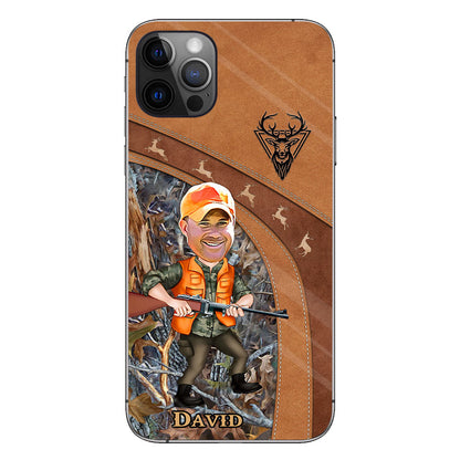 Photo Inserted Funny Hunting - Personalized Hunting Phone Case