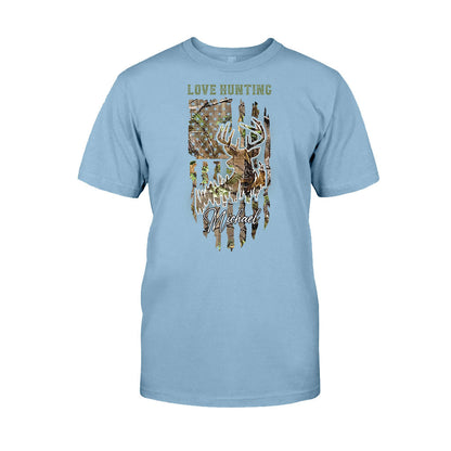 Love Hunting - Personalized Hunting T-shirt And Hoodie