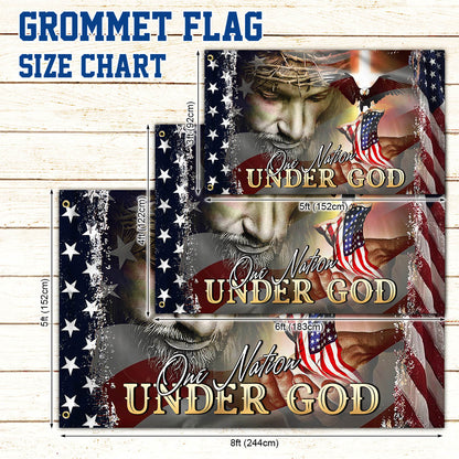 One Nation Under God American Flag THH3442GF