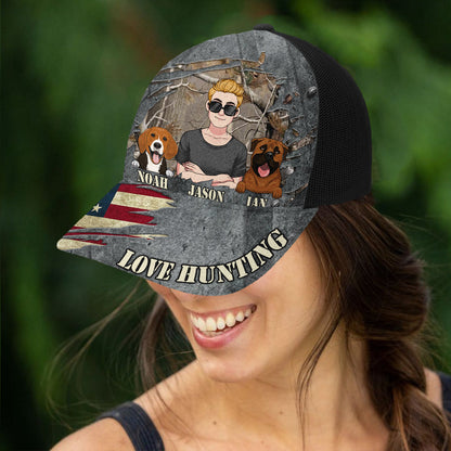 Love Hunting - Personalized Hunting Trucker Hat