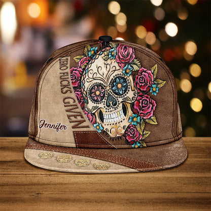 Zero F Given - Personalized Skull Snapback
