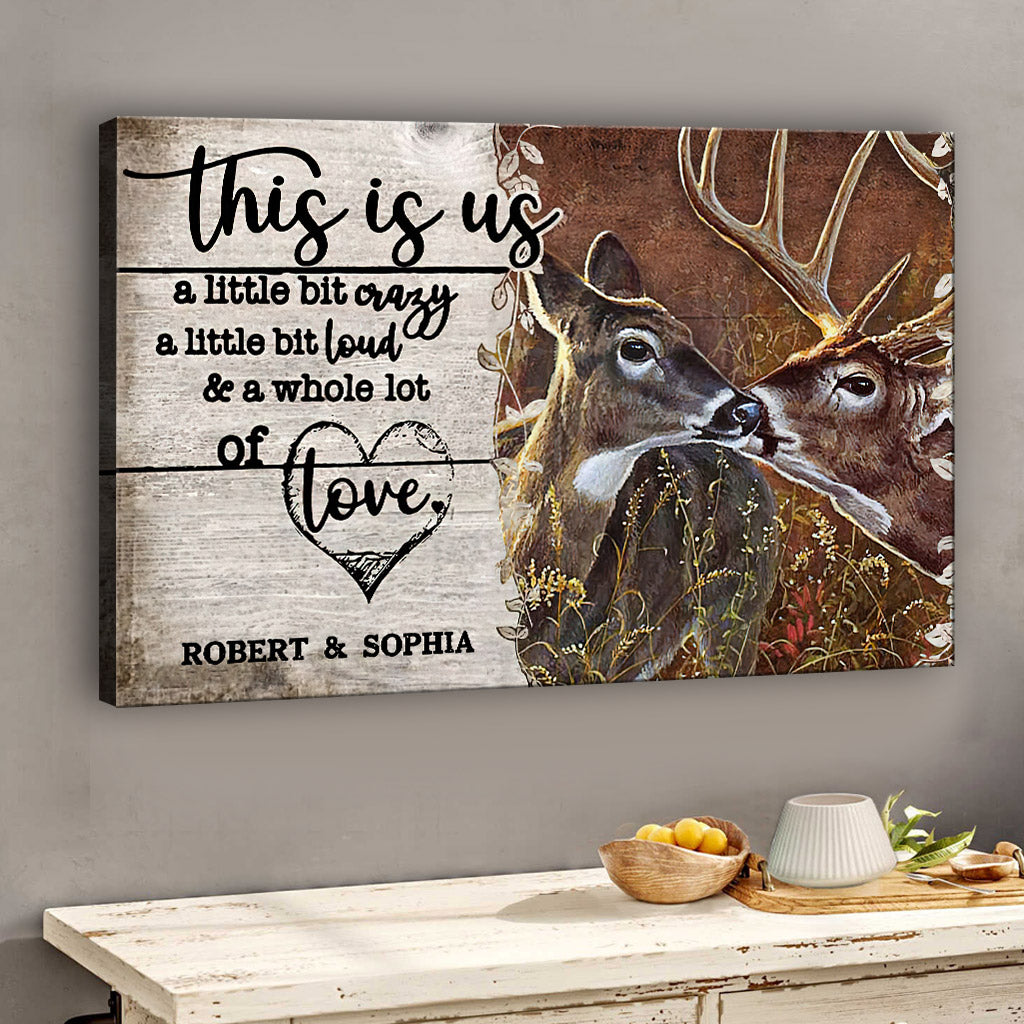 This Is Us - Personalized Hunting Canvas And Poster