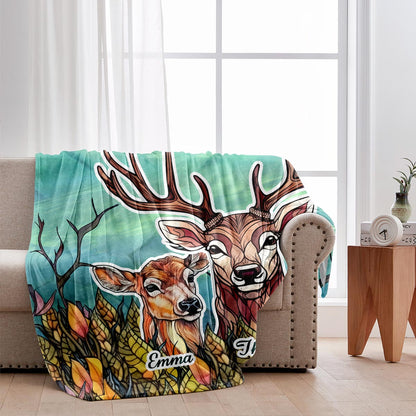 Live Here - Personalized Hunting Blanket