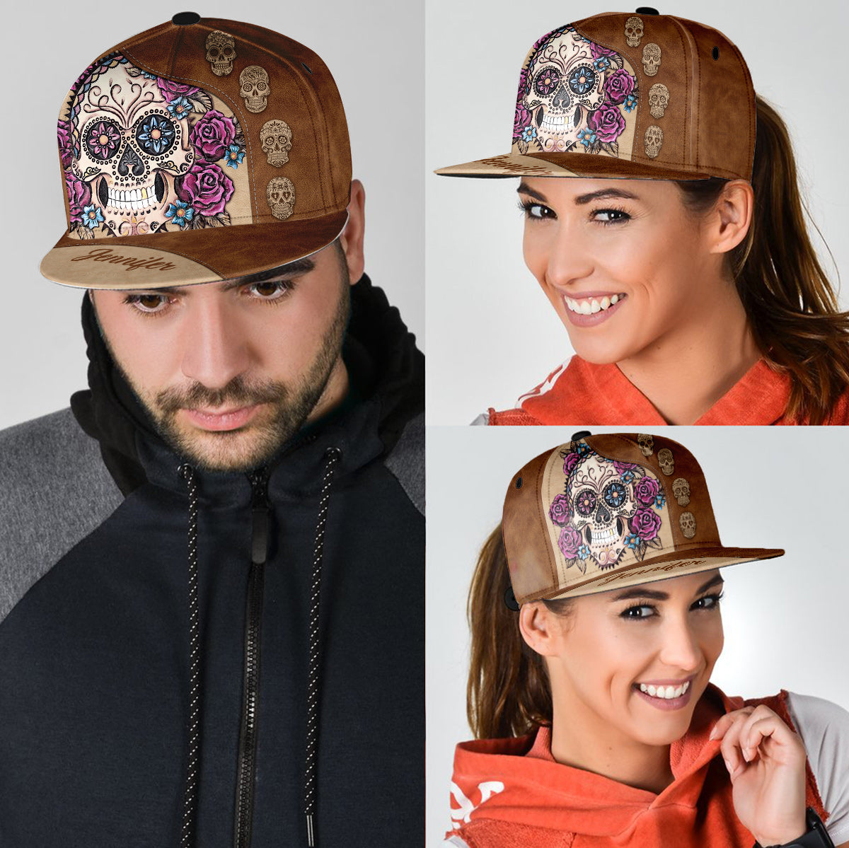 Love Skulls - Personalized Skull Snapback
