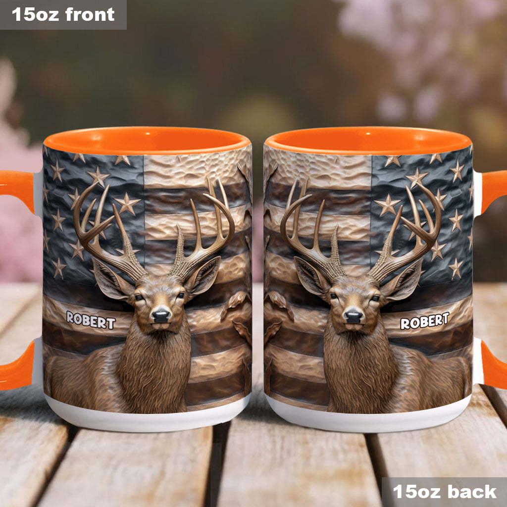 Deer Hunting - Personalized Hunting Accent Mug