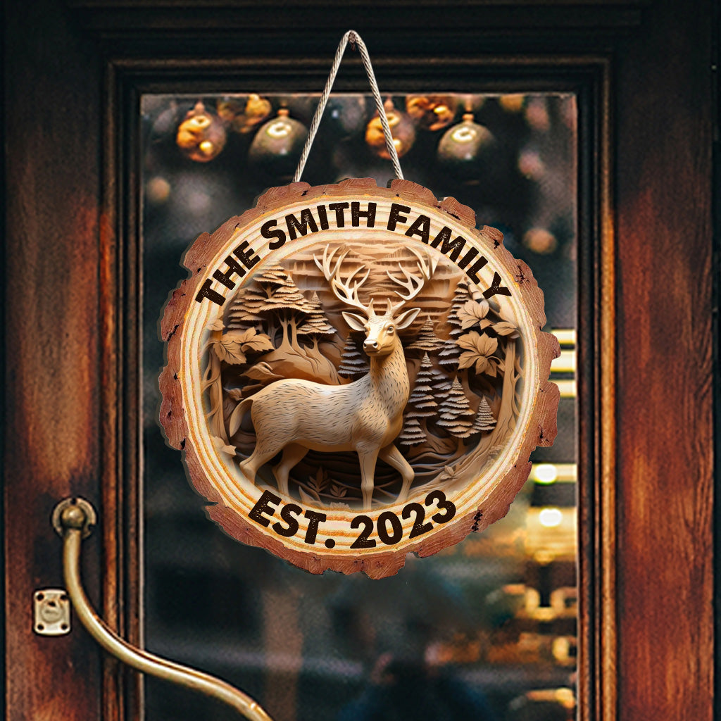 Hunting Life - Personalized Hunting Custom Shaped Wood Sign